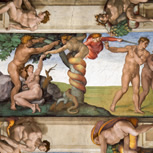 Fall and Expulsion, by Michelangelo Buonarroti.