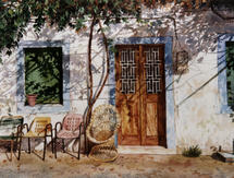 Chairs in the sun